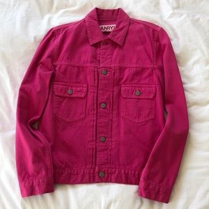 Hot Pink Comme Des Garçons/GANRYU cotton jacket